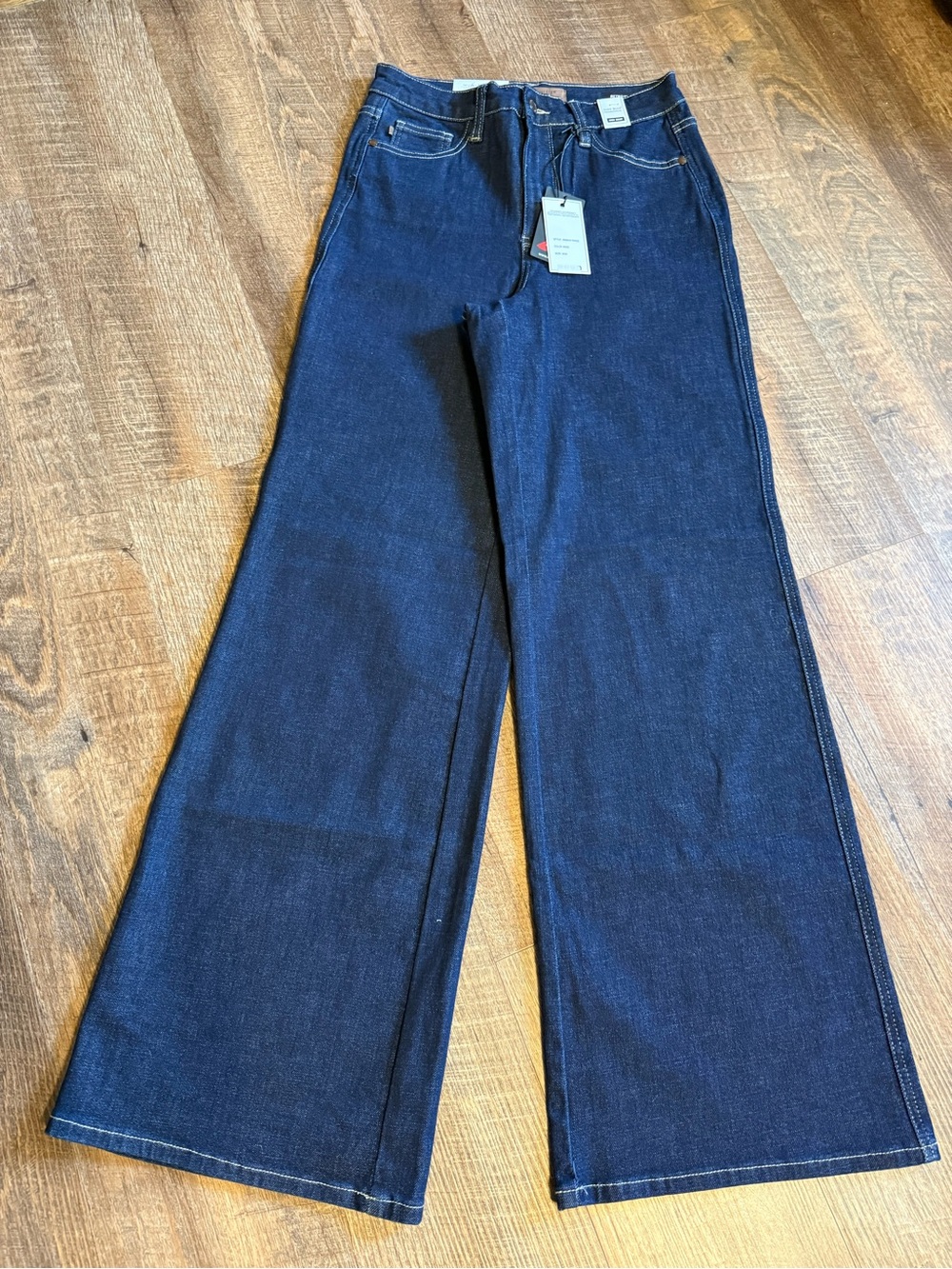 Judy Blue Deep Indigo Retro Wide Leg Jeans